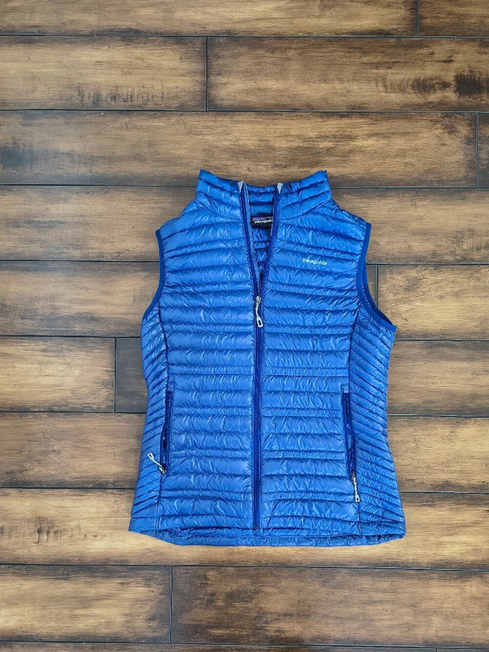 Patagonia Women’s S Blue Ultralight Down Vest 800 Fill Lightweight Puffer